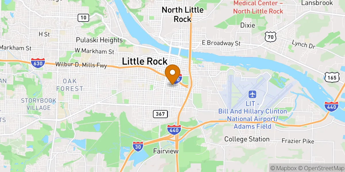  neighborhood map in Little Rock, AR