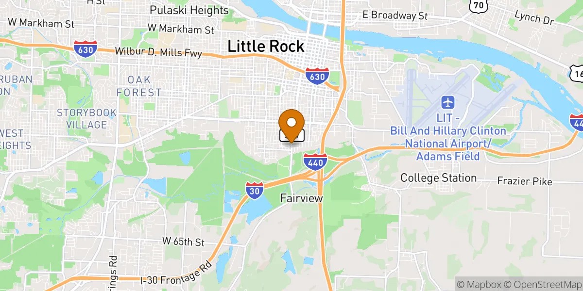  neighborhood map in Little Rock, AR