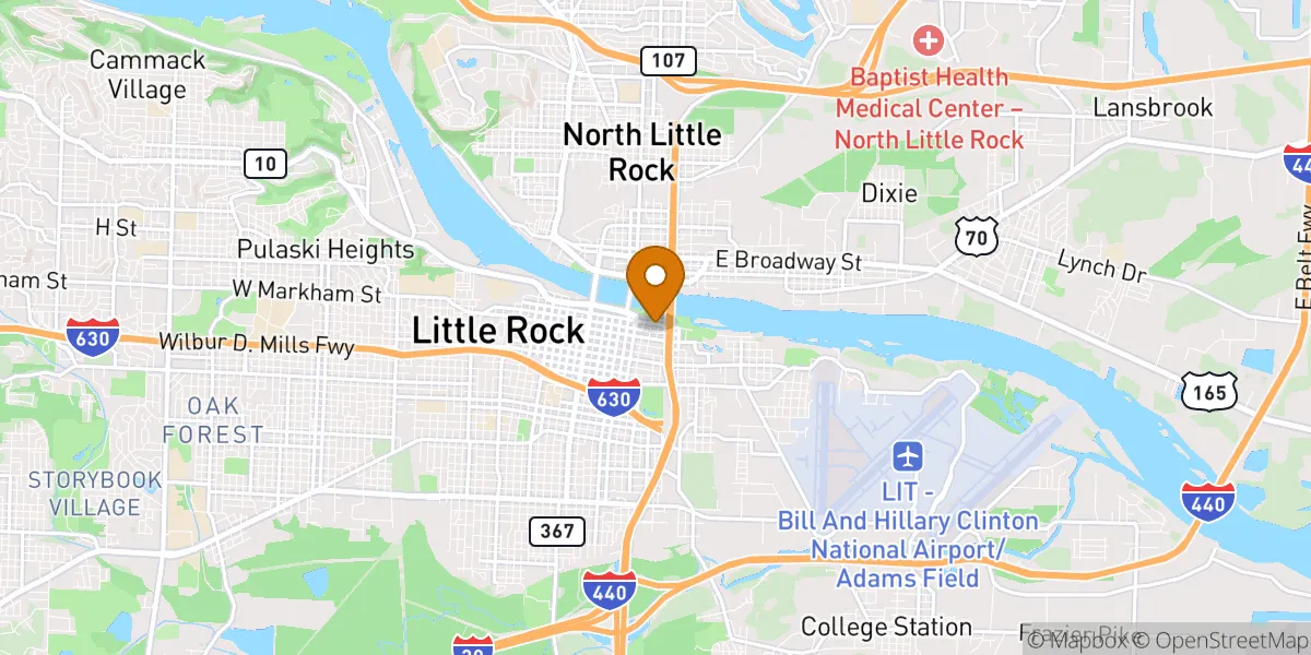  neighborhood map in Little Rock, AR