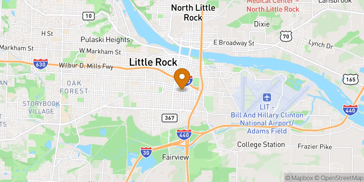  neighborhood map in Little Rock, AR