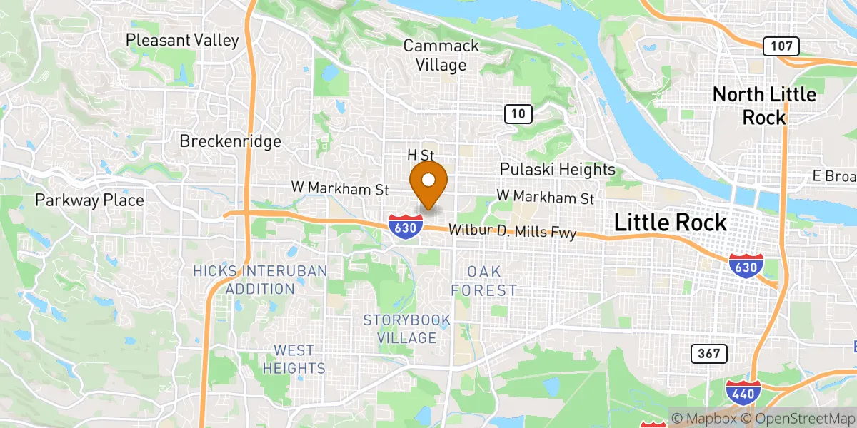  neighborhood map in Little Rock, AR