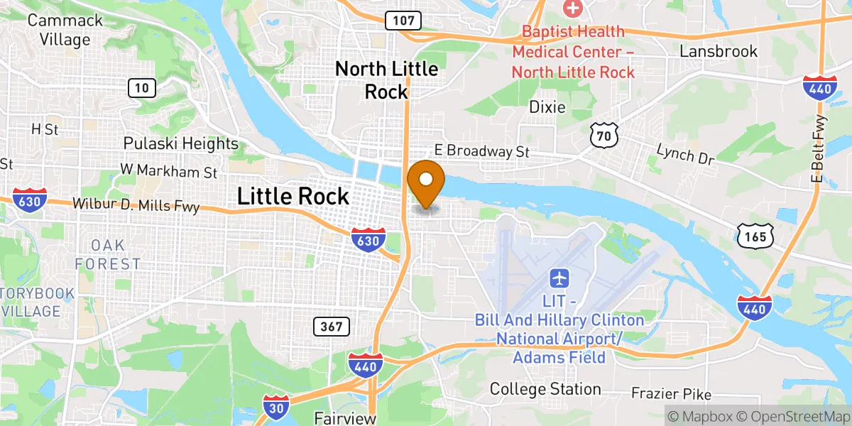  neighborhood map in Little Rock, AR